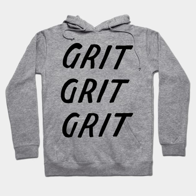 grit (white) Hoodie by noviajonatan